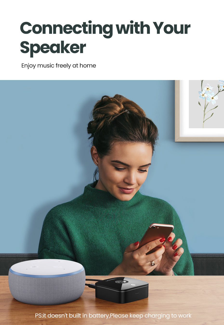 Bluetooth 5.0 receiver adapter