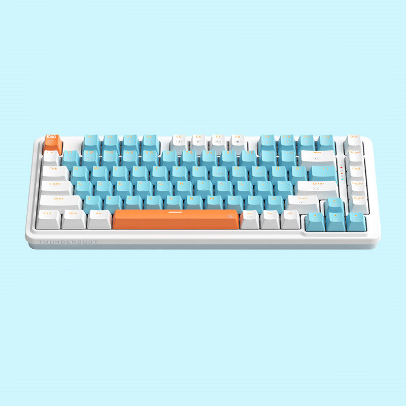Transparent Three-mode Mechanical Keyboard Hot-swappable Wireless Bluetooth
