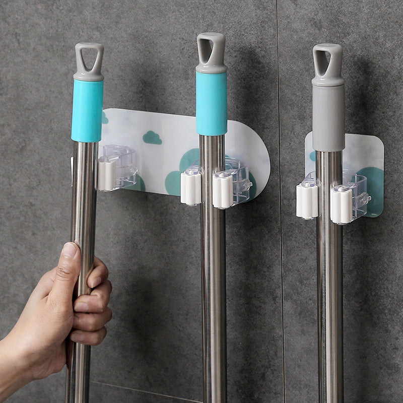 Badkamer Organizer Cloud Mop Clips Bezem Magic