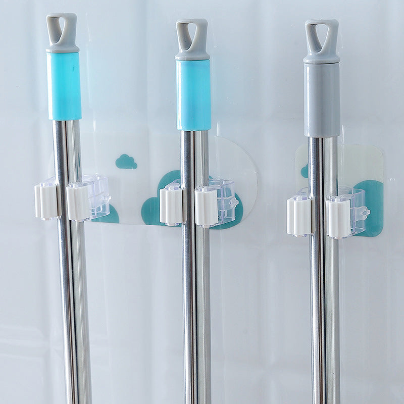 Badkamer Organizer Cloud Mop Clips Bezem Magic
