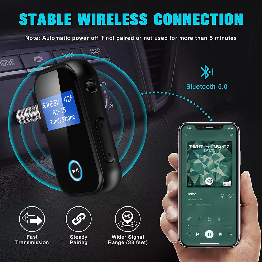 Car Bluetooth Audio Speaker Adapter Receiver