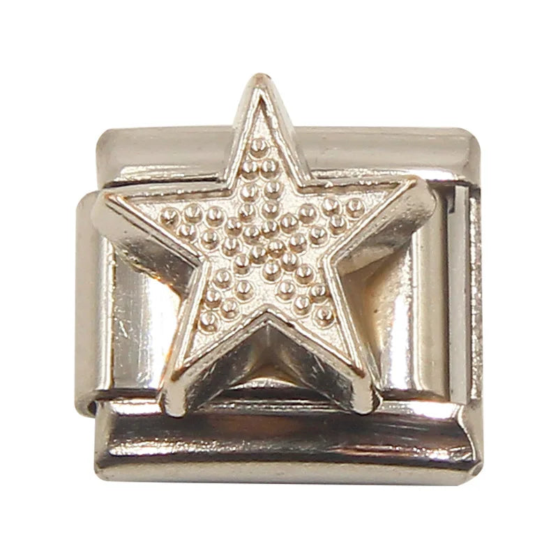 9mm Width Original Daisy Cake Jesus Christmas Lovers Police Italian Charm Fit Bracelet Stainless Steel Link Making