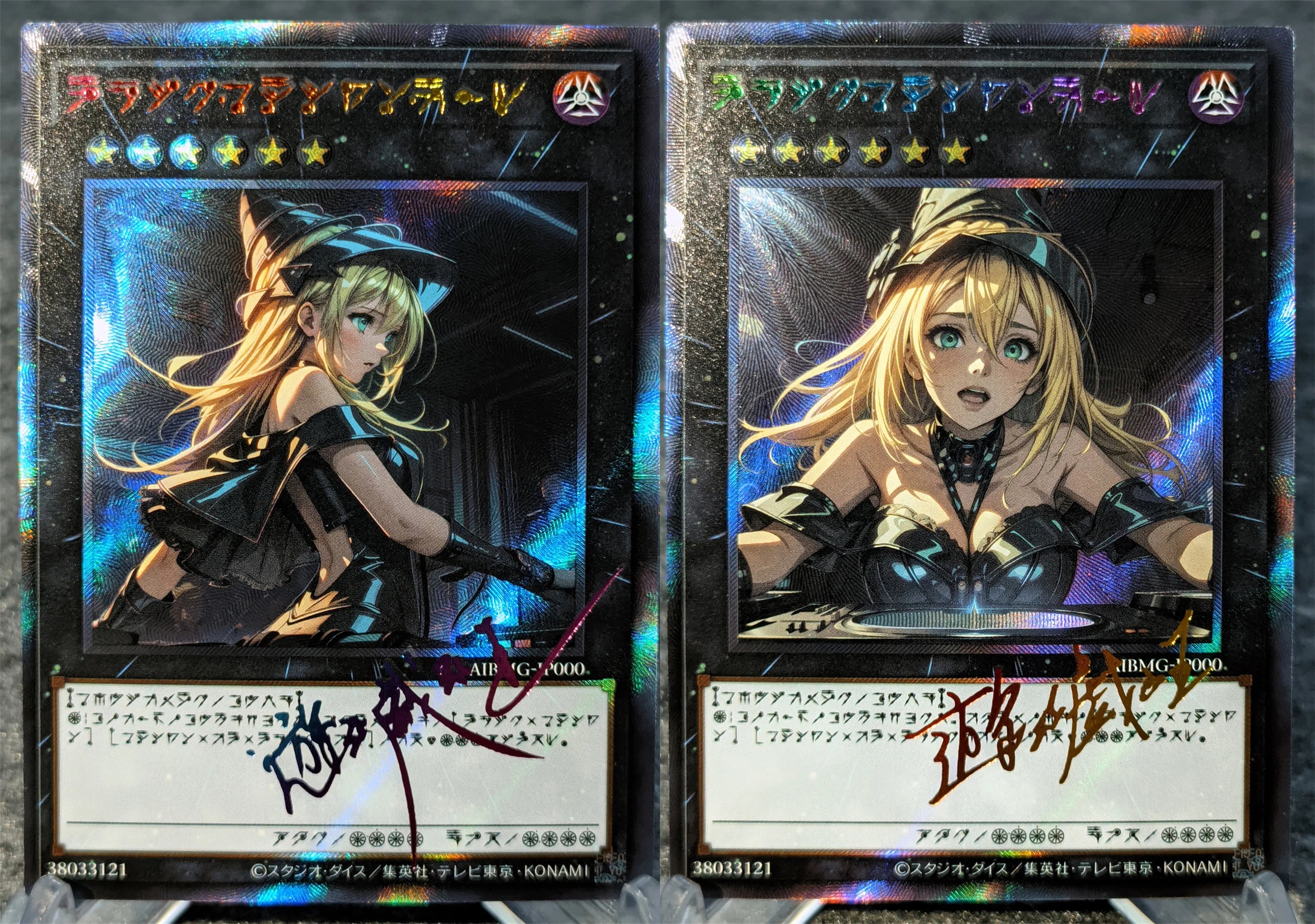 Anime Yu-Gi-Oh DIY ACG Contest Replace Signed Collectible Card Boy Games Toys Christmas Birthday Gifts Black Magician Girl