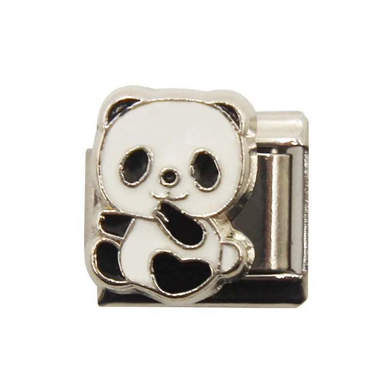 9mm Width Original Daisy Cake Jesus Christmas Lovers Police Italian Charm Fit Bracelet Stainless Steel Link Making