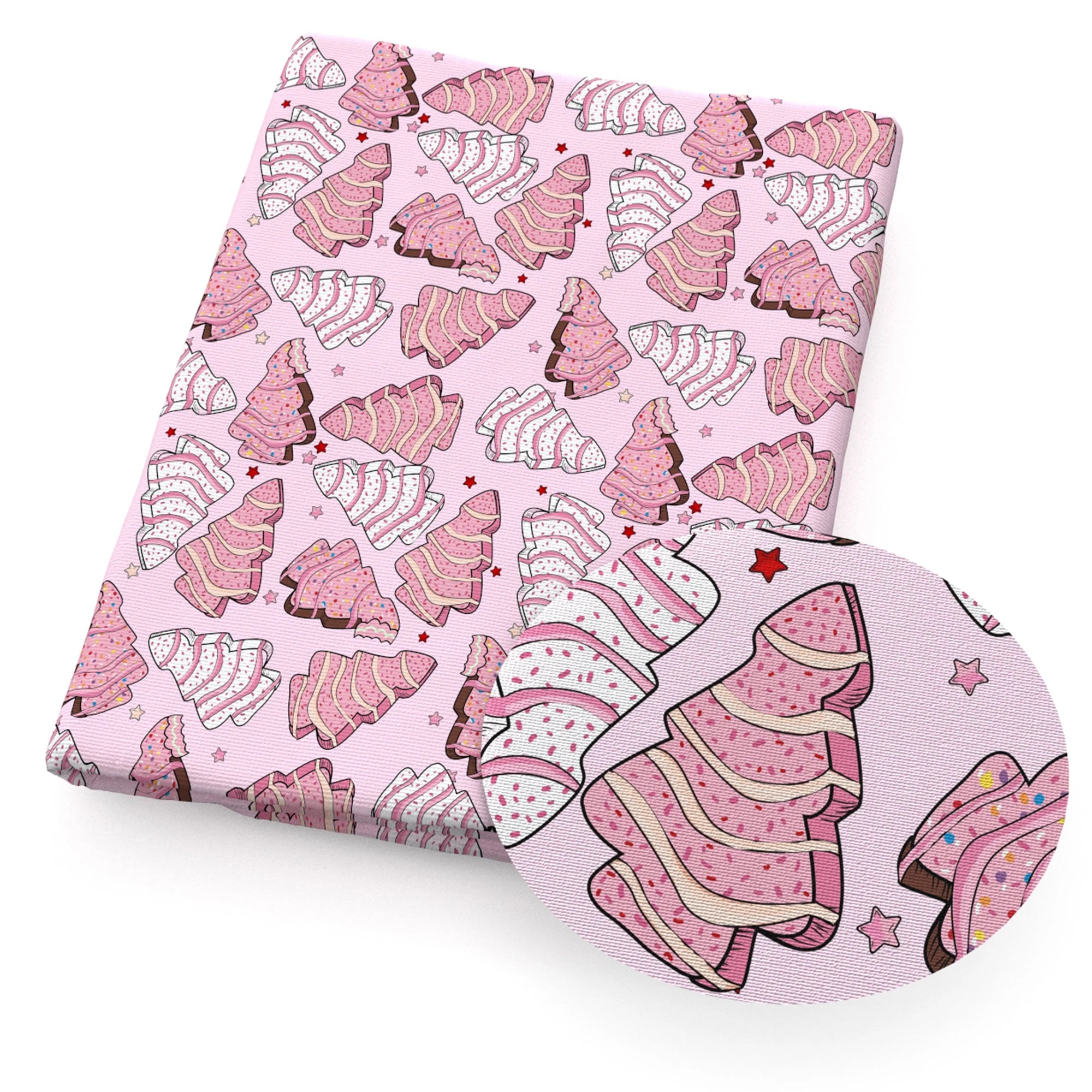 50*145cm Christmas Printed Polyester Cotton Fabric for Tissue Sewing Quilting Fabrics Needlework Material DIY Handmade,1Yc43464