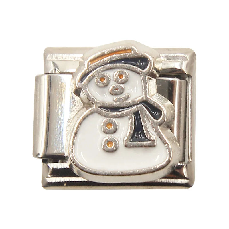 9mm Width Original Daisy Cake Jesus Christmas Lovers Police Italian Charm Fit Bracelet Stainless Steel Link Making