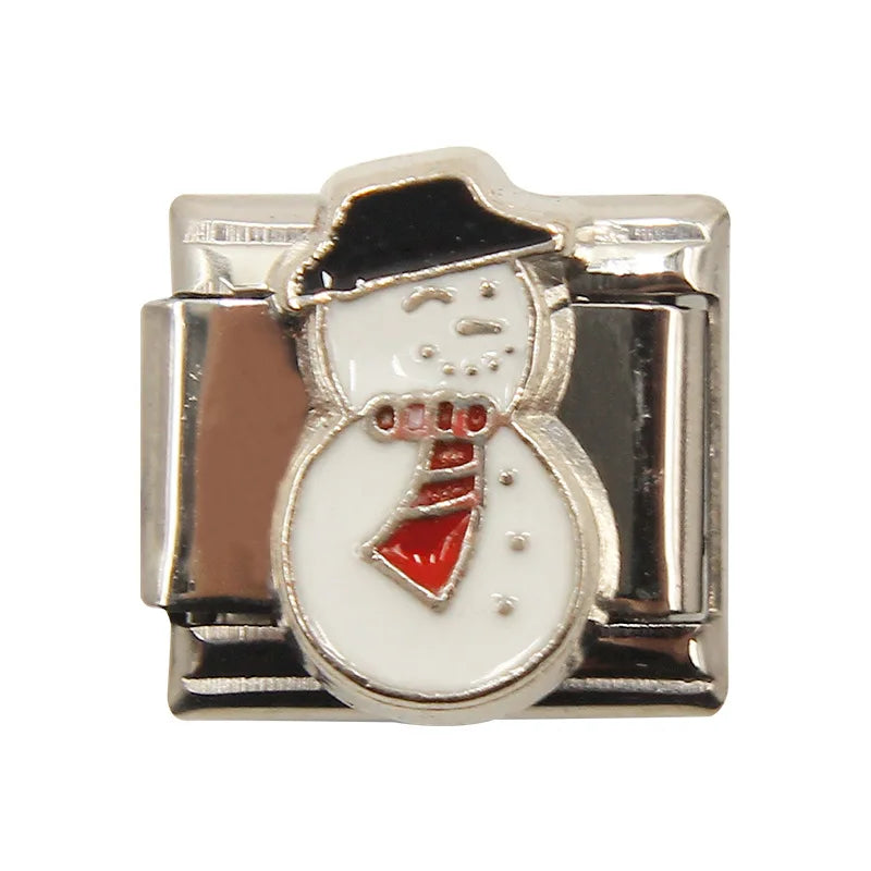 9mm Width Original Daisy Cake Jesus Christmas Lovers Police Italian Charm Fit Bracelet Stainless Steel Link Making