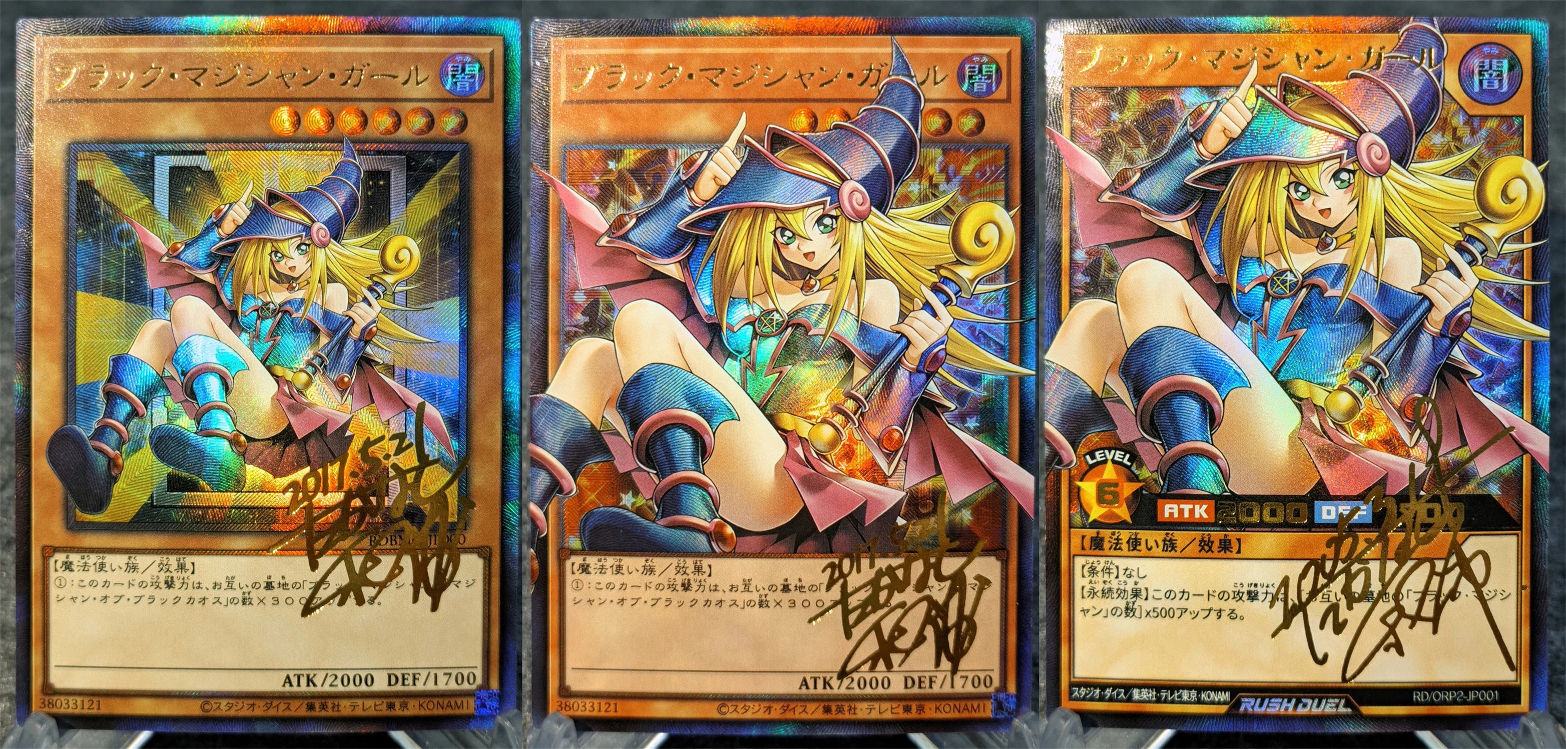 Anime Yu-Gi-Oh DIY ACG Contest Replace Signed Collectible Card Boy Games Toys Christmas Birthday Gifts Black Magician Girl