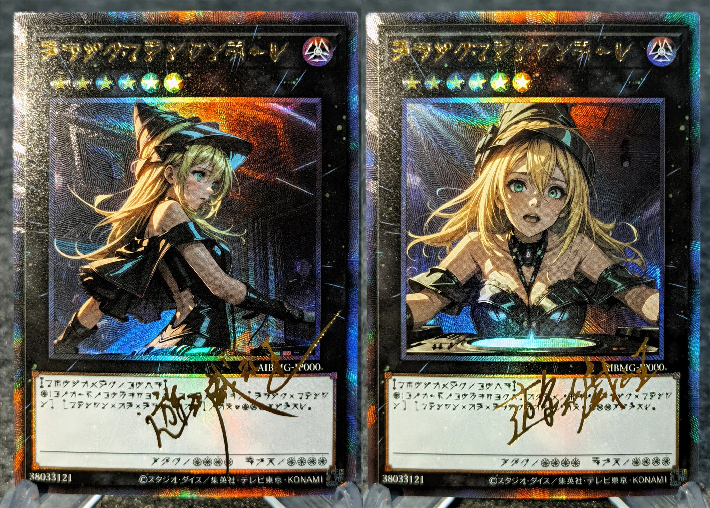 Anime Yu-Gi-Oh DIY ACG Contest Replace Signed Collectible Card Boy Games Toys Christmas Birthday Gifts Black Magician Girl