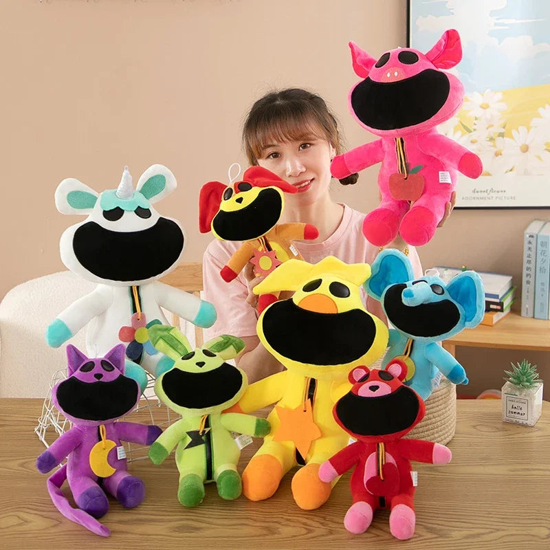 25/35cm Kawaii Smiling Critters Plush Dolls Catnap Dogday Stuffed Dolls Cartoon Aminal Plush Toys Kids Birthday Christmas Gifts