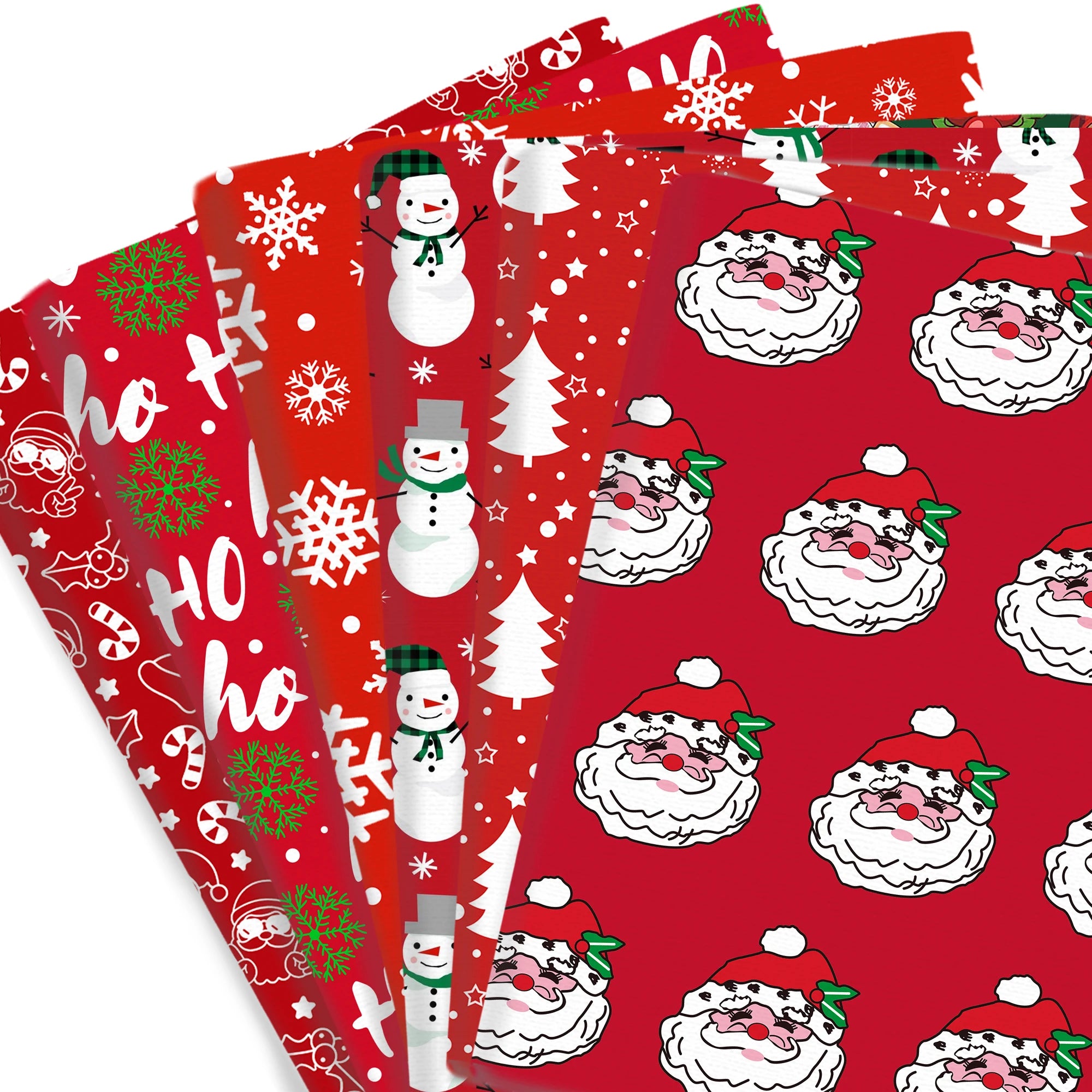 50*45cm/50*145cm Red Christmas Series 100% Pure/ Polyester Cotton Material Patchwork Sewing Fabrics Quilt Needlework DIY Cloth