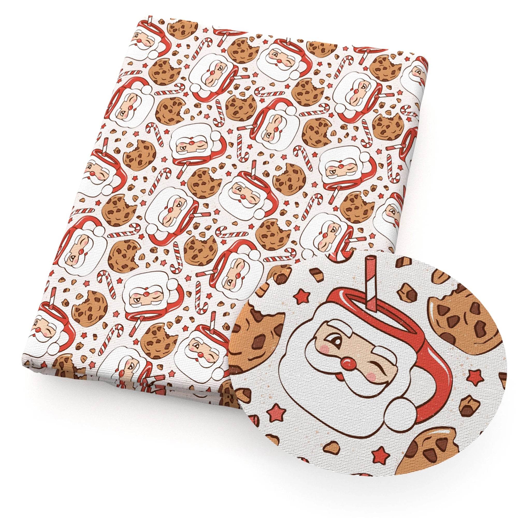 50*145cm Christmas Printed Polyester Cotton Fabric for Tissue Sewing Quilting Fabrics Needlework Material DIY Handmade,1Yc43464