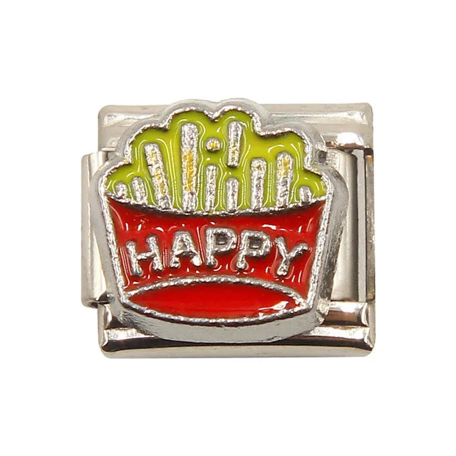 9mm Width Original Daisy Cake Jesus Christmas Lovers Police Italian Charm Fit Bracelet Stainless Steel Link Making