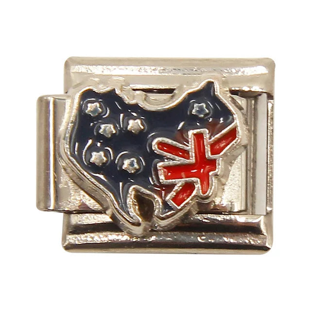 9mm Width Original Daisy Cake Jesus Christmas Lovers Police Italian Charm Fit Bracelet Stainless Steel Link Making