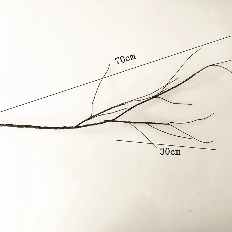 70cm Simulation Deadwood Fake Dry Vine Plant Artificial Tree Branch For Wedding Christmas Home Garden Room Decor