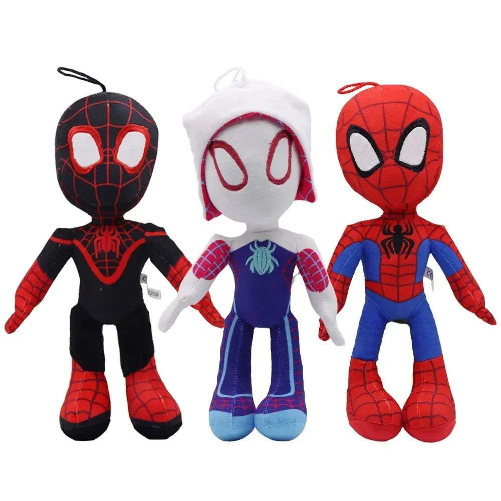 *27-32cm Man Spidermaned Plush Toys Movie Dolls Marvel Avengers Soft Stuffed Hero Captain America Iron Christmas Gifts for Kids.