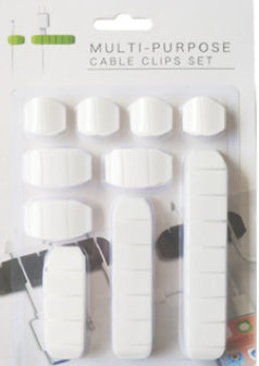 Multi Hole Self Adhesive Cable Clamping Desktop Organizer